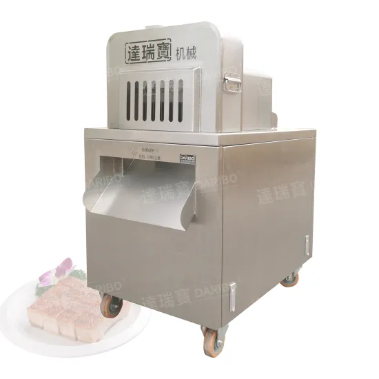 Commercial Frozen Synthetic Fish and Beef Dicer Cutting Equipment