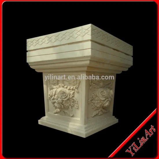 Square Top Stone Pillars Design or Balusters