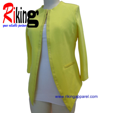 Fashion Ladies' Solid Color Ponti Jacket