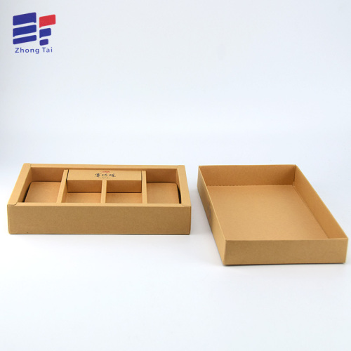 Kraft paper tea packaging box