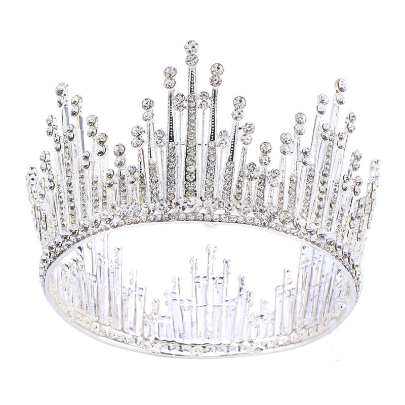 New Coming Silver Plated Bride Wedding Tiaras Crown