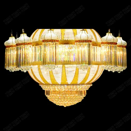 Empire Banquet Hall Crystal Chandelier Lighting