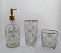 Lotion Dispenser Amber Glass Pump Bottle