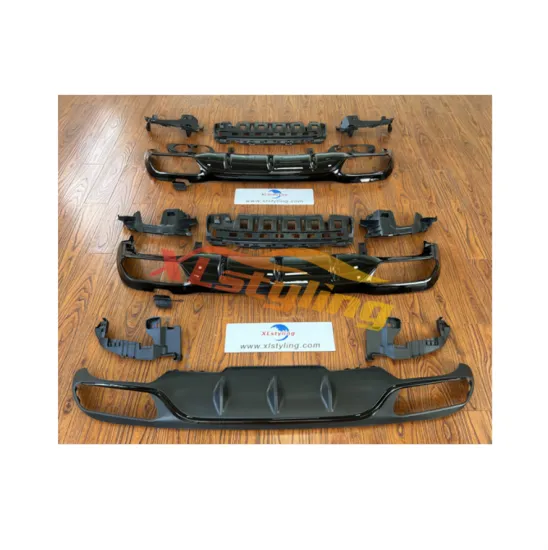 Plastic ABS Car Bumper Rear Diffuser for Benz W213 AMG E63 E53 2017-2020