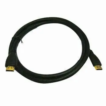 HDMI 1.4V Cable, Gold Connector Jacket, Customized Colors are Available