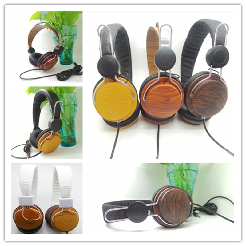 wooden headphone