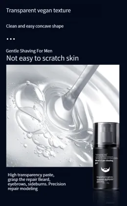 UUFINE Vegan Beard Shaving Gel for Barber Men - Custom Private Label