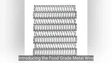 Food Grade Stainless Steel Mesh Belt for Food Industry