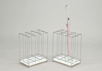 Rectangle metal wire 6 Way rain outdoor umbrella rack