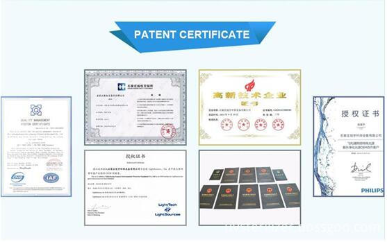 Tubular Water distiller Certificate