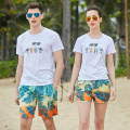 Fashion Printed Beach Men Breathable Quick Dry Custom LOGO beach pants women