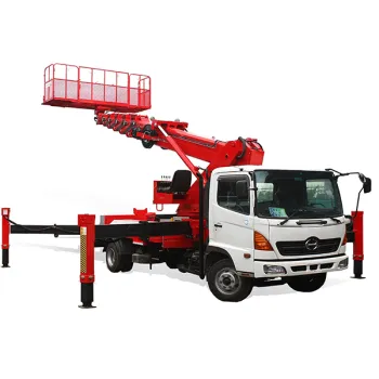 28 Meters High Altitude Operation Truck: Aerial Platform Boom Lift Working Truck