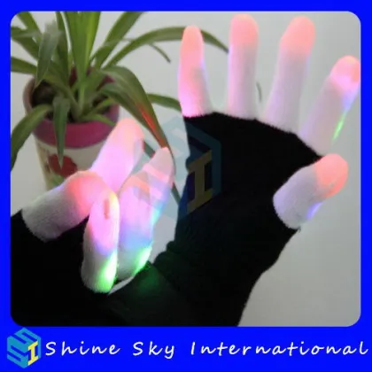 Super Quality Hotsell Bridal Glove Noble Led Flashing Gloves