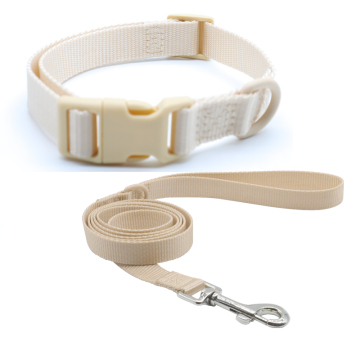 Personalized Solid Nylon Dog Collar and 50 Pieces Per Color Per Size Rivet Rope Leash Set