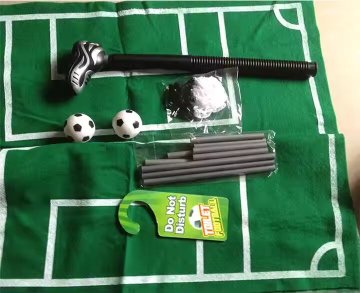 Indoor Leisure Creative Toy Set: Toilet Football Game