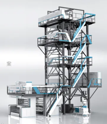 3 Layer HDPE Plastic Film Machinery: Nylon Film Blowing Machine