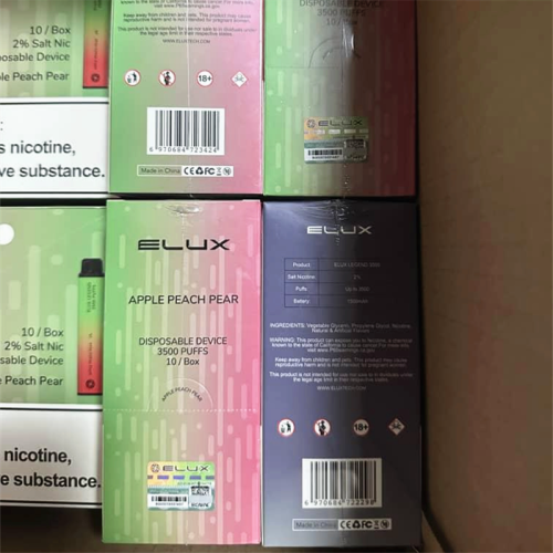 Disposable Vape 3500 Puffs Elux Legend Vape UK