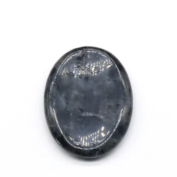 Black Labradorite Thumb Worry Stone Anxiety Healing Crystal Therapy Relief