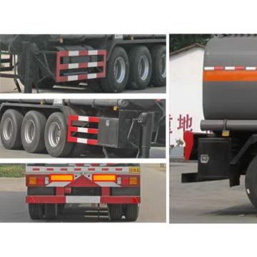 10m Tri-axle Corrosive Liquid Transport Tank Semi-trailer