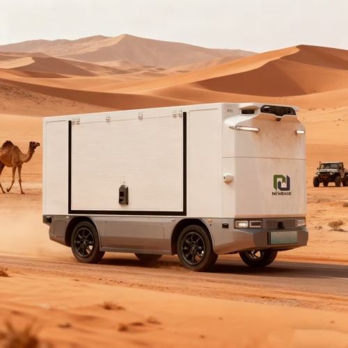 Smart Electric Lock Driverless Van Security Anti-Theft for Middle East Community Delivery