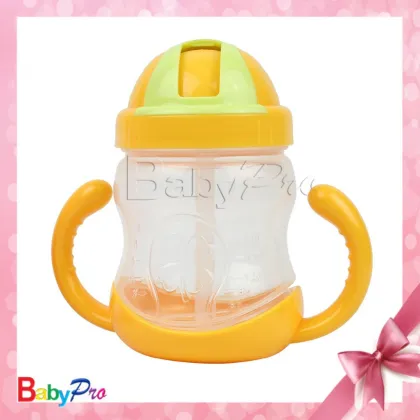 China alibaba supplier good quality baby item colorful baby training cup nipple cup with straw cute baby cup