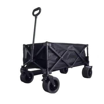 Miglior carrello da spiaggia con tela di grande capacità: pieghevole e pieghevole per lo stoccaggio del giardino - personalizzabile OEM