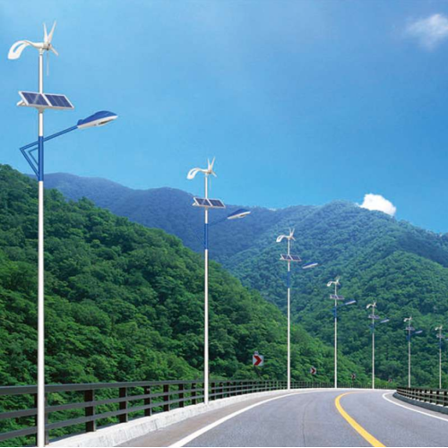 Farola híbrida solar de viento superbrillante al aire libre