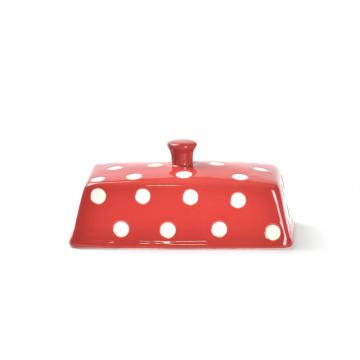 kitchenware container french ceramic butter dish with lid