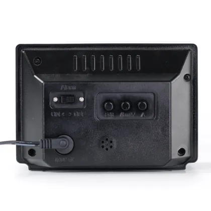 Red Digital TV Alarm Table Clocks