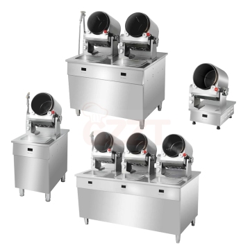Automatic Table Top Free Standing Electric Gas Cooker for Fried Rice Cooking Robot Machine for Sale