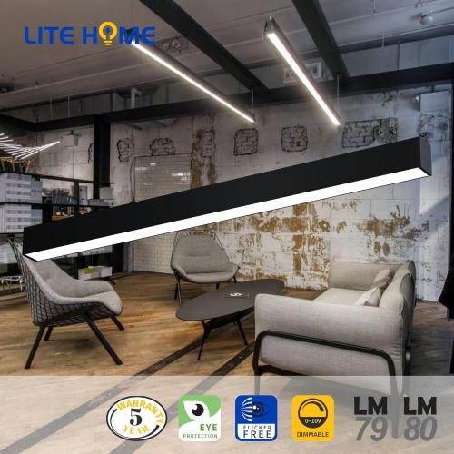 luz led suspensão linear europa