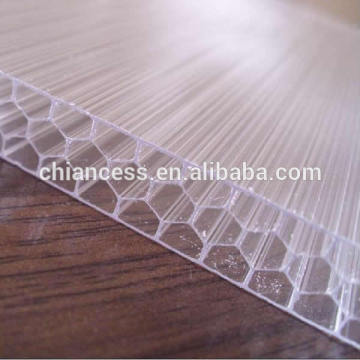 Four-wall H-structure PC Sheet with UV Protection