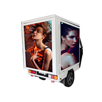 Customizable 3-Sided LED Billboard Display for Tricycle - Easy Installation