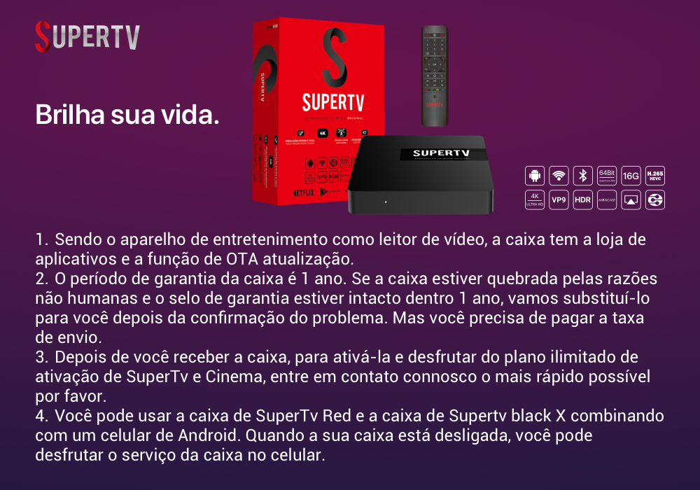Supertv Red TV BOX