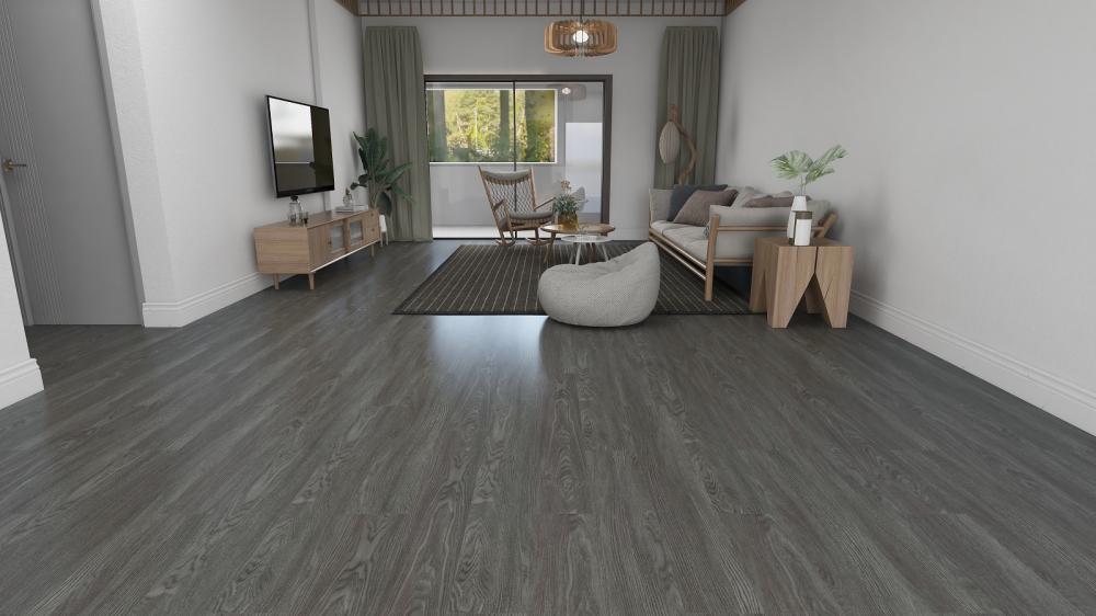 Interior House Hogar Laminado Vinilo Piso gris