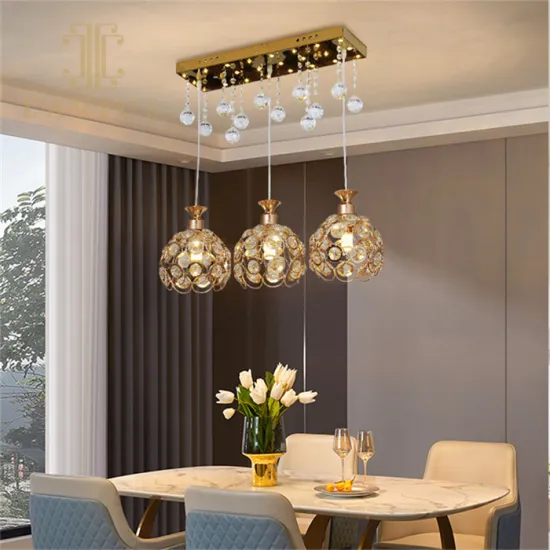 Modern Crytsal Lampshade E27 Chandelier Pendant For Home