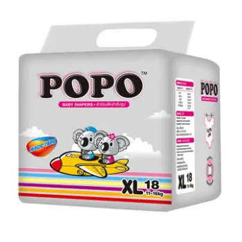 Baby Diapers with One Side Waist Band, High Absorbency, Hook-and-loop TapeNew