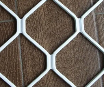 White aluminium security mesh