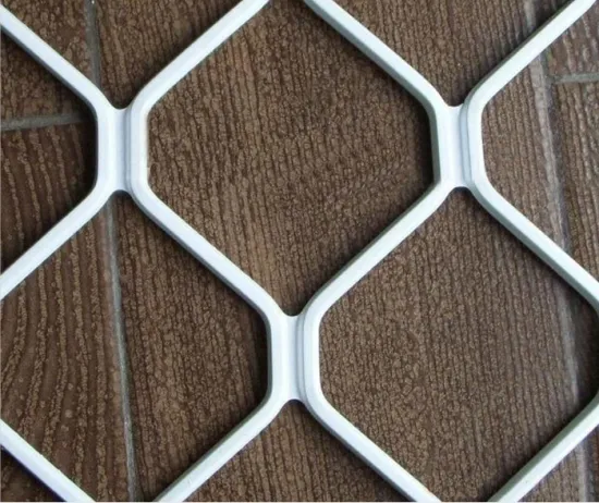 White aluminium security mesh