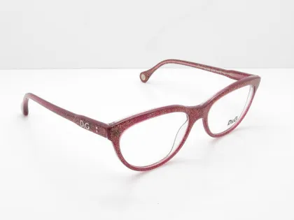 Dolce Gabbana Acetate Branded Optical Frames D&amp;g Dd1245 Burgundy With Gold