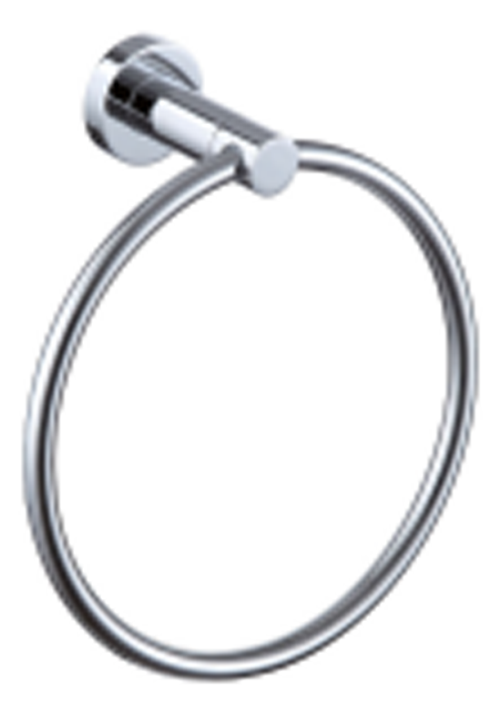 Modern Chrome Towel Ring Bathroom (Bracket 54 mm)