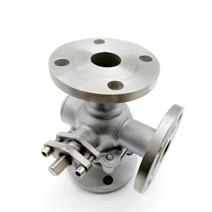 Flange Three Way Ball Valve for Industrial