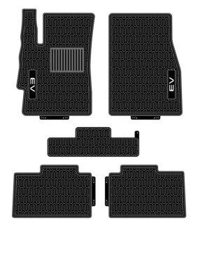 Durable Waterproof Fireproof High-Quality Latex/PVC/Rubber Car Mats for Qin EV 2020