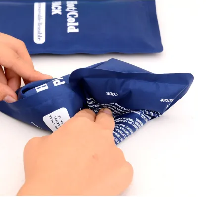 Customized   logo printing  soft  gel  Ice pack  Heat pack nylon   Hot Cold Gel Pack for Injuries  Pain Relief