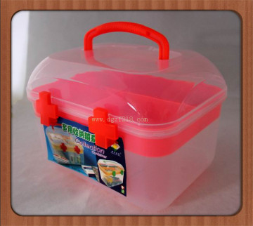 High Quality Colored PP Plastic Storage Tool Box for Medicine