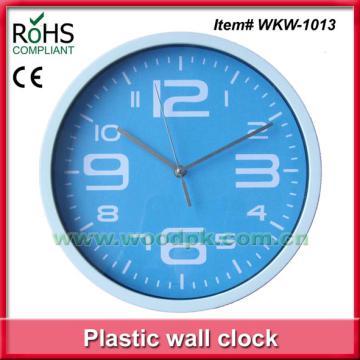 10 inches promotional plastic clock for gift