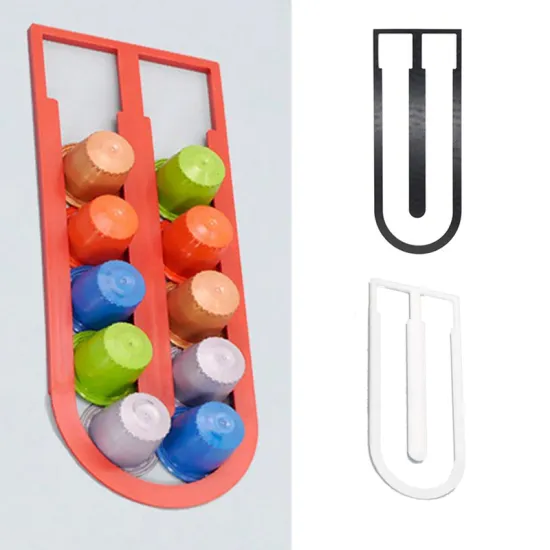 Coffee Pod Holder for Nespresso Capsule Storage Coffee Filter Holder Dispenser Coffee Capsule Dispensing Tower Stand