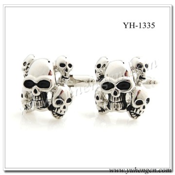 YH-1335 Funny Enamel Skull Cufflinks,Men's Novelty Hallowmas Cufflinks