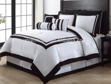 Elegant queen polyester comforter set/bedding set for star hotel