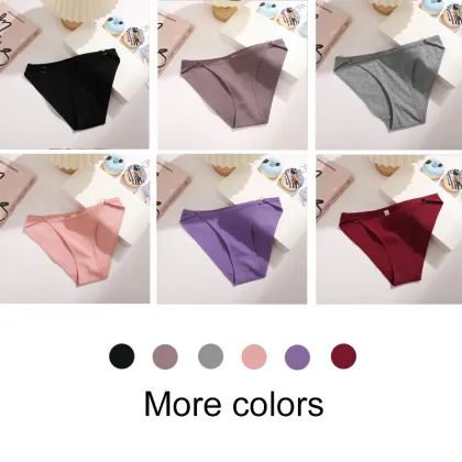 Custom OEM ODM Private Label Seamless Cotton Panties for Women